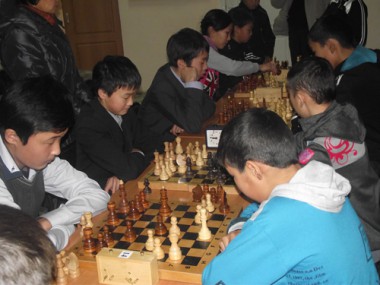 Джидинский район Первенство по быстрым шахматам среди школьников