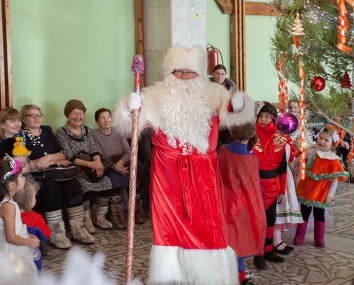 Традиционная Рождественская елка прошла в Петропавловке